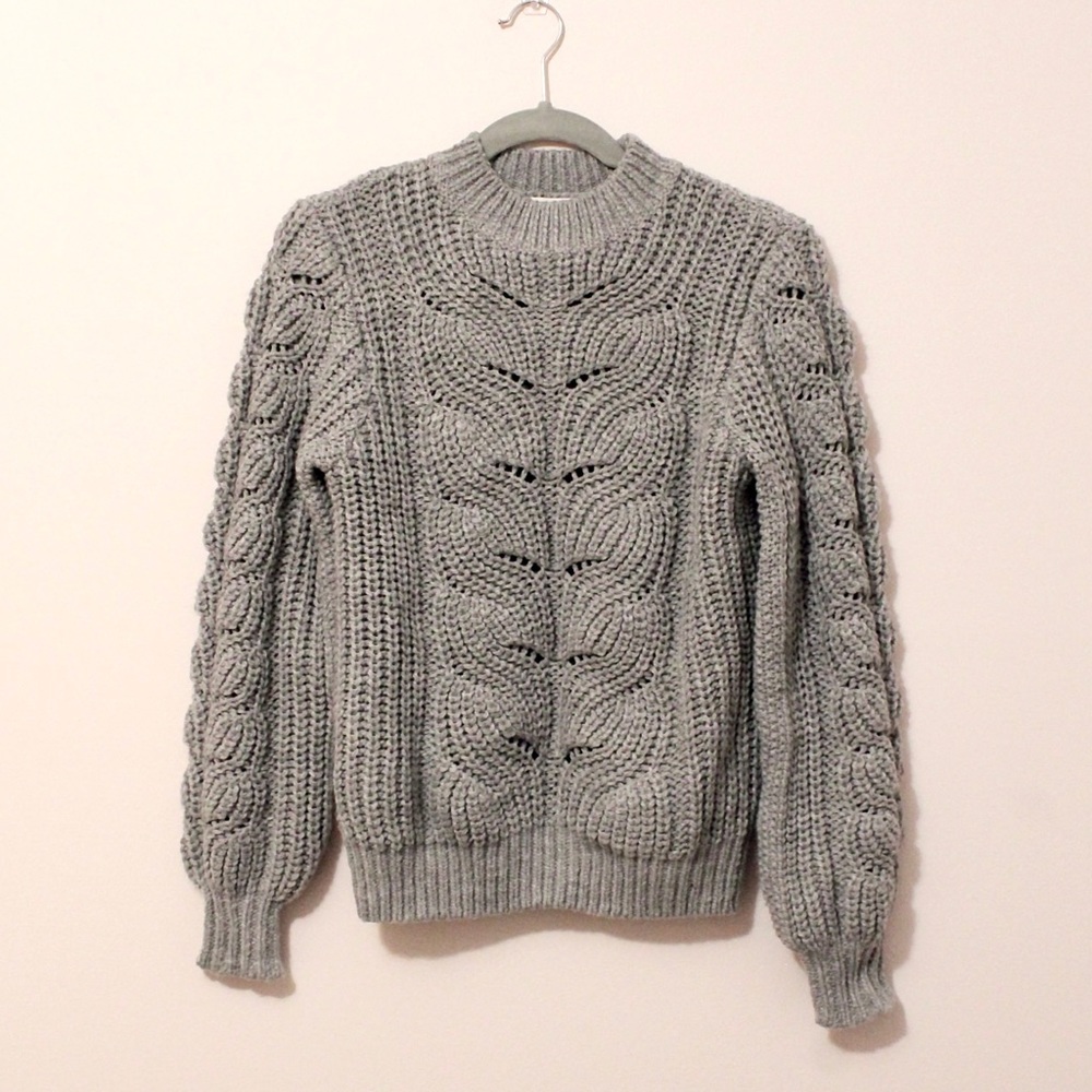 H&M Gray Knit Sweater